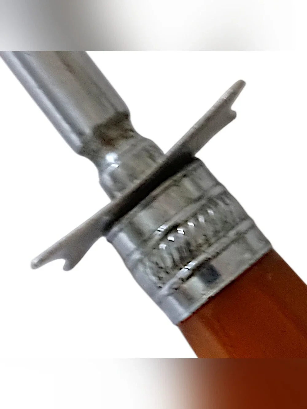 Vtg Bakelite Meat Serving Carving Fork Butterscotch Catalin Handle 2 Prong MCM